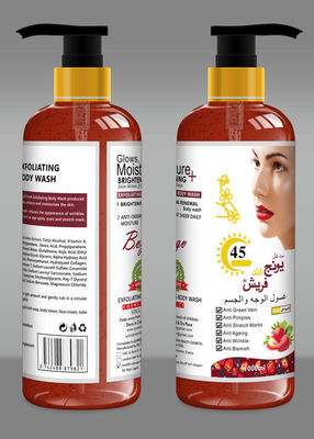 Витамины клубники забеливая гель ливня приглаживая тело Softsoap Scrub